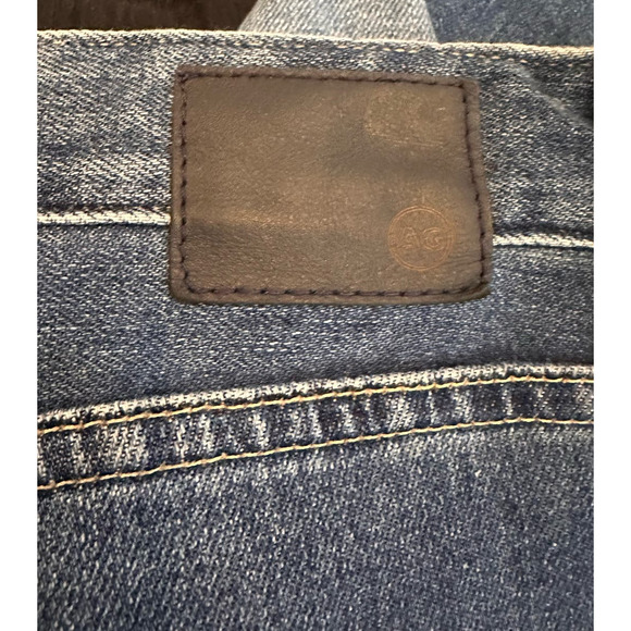 AG Adriano Goldschmied Ex-Boyfriend Slim Slouchy Slim Frayed raw hem sz 28R - Picture 5 of 10